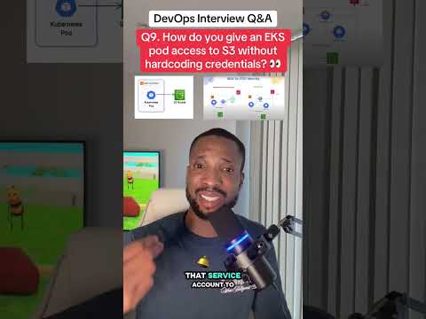 How do you give an EKS pod access to S3 without hardcoding credentials? 👀